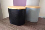 Set of x2 Kitchen Storage Tins