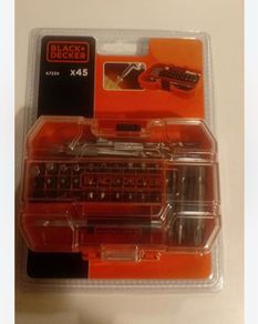 Bargain Sealed Black and decker drill bit set for