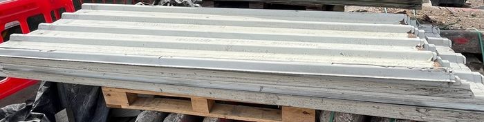 30 Corrugated Metal Roofing Sheets 2.45m x 0.98m  Good Condition