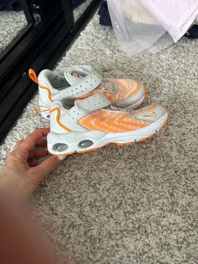 Nike air max grey-orange uk13.5/eu 33