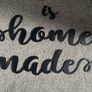 'Happiness is Home Made' Black Wall Sign Image 3