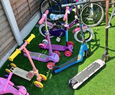 Bikes and scooters