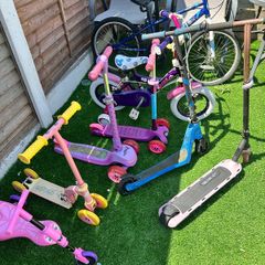 Bikes and scooters