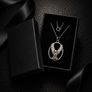 Vintage 925 Sterling Silver Flying Eagle Necklace, Edinburgh 1977 Image 2
