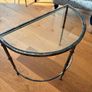 BoConcept 3 Piece Glass Coffee Table Modular  Demilune Design Image 10