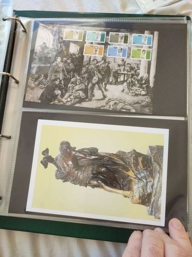 stamps first day covers in anpost albums