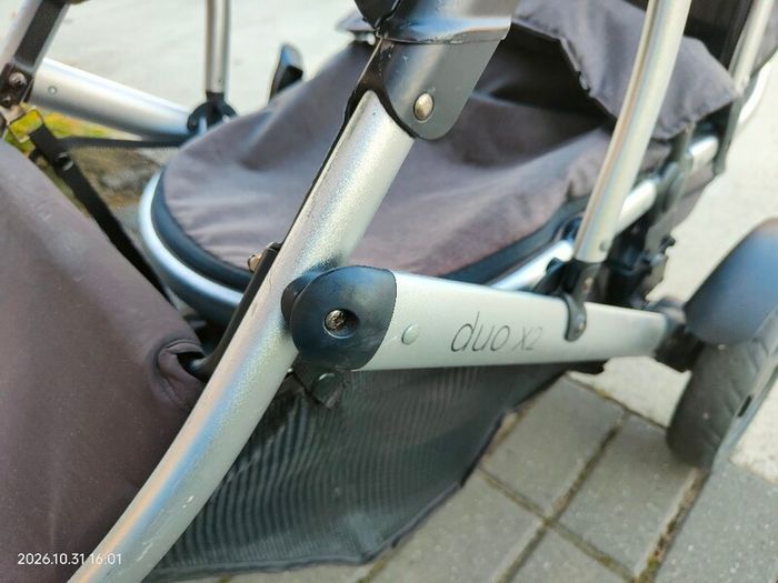 Babylo Duo x2 (double buggy) with MaxiCosi CabrioFix Isofix Base