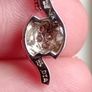 9 carat white gold 18'' diamond pendant necklace Image 9
