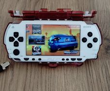PSP Console 1004 MODDED 64Gb Original battery Charger