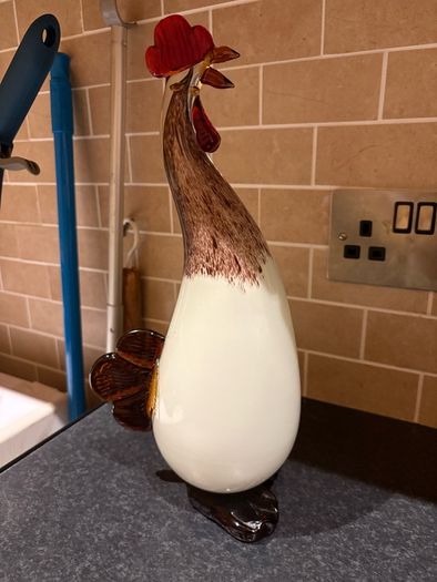 Murano Vintage Glass Rooster