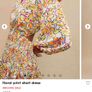 Maje Floral print Short Dress Image 3