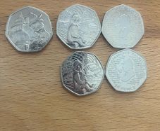 2 pound and 50p coins uk (see description)