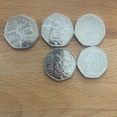 2 pound and 50p coins uk (see description)