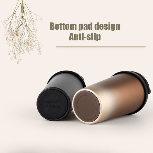 Fashion Travel Double Wall Food Grade Stainless Steel Coffee Mug Vacuum Insulation