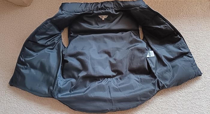 Dark Grey Quilt Puffer Gilet