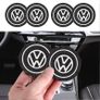 2PCS Car Water Cup Bottle Holder Anti-slip Pad Silica Gel Mat for Volkswagen Golf 4 mk5 Passat b8 b5 VW Sharan Polo 6R Tiguan Image 2