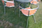 garden table and