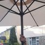 Grey garden parasol - new in box Image 3