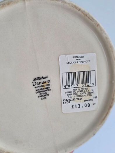 Marks and Spencer St Michael Damson Storage Jar