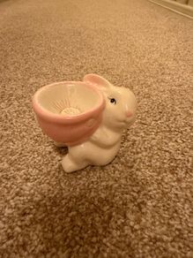 Ceramic Bunny Egg Cup