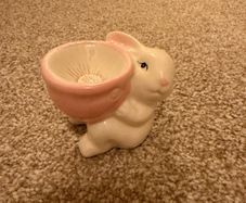Ceramic Bunny Egg Cup