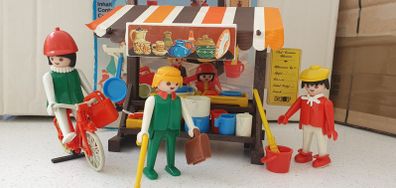 Vintage 1974 Playmobil Market Stall Set