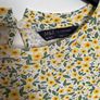 M&S yellow mix floral  dress size 16 - New Image 3