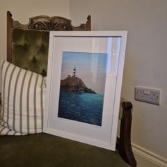 Framed painting print