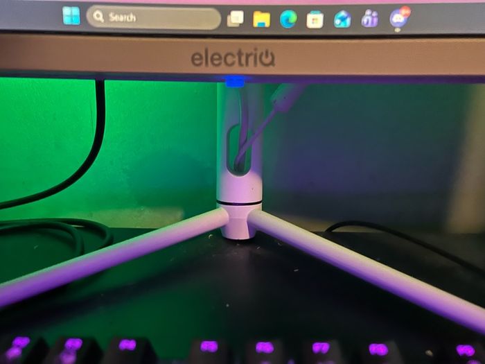 ElectriQ 27" QHD 1440p 165Hz HDR1000 Curved Monitor White