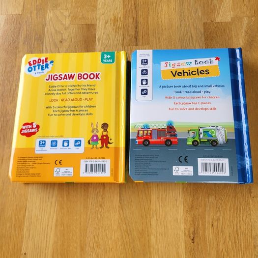 Jigsaw books X 2 for 10 euro