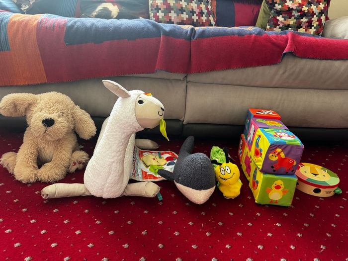 Baby Toy Bundle Soft Toys, Activity Blocks & Sensory Toys