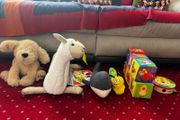 Baby Toy Bundle Soft Toys, Activity Blocks &amp; Sensory Toys