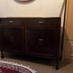 Dark Wood Sideboard / Cabinet