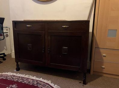 Dark Wood Sideboard / Cabinet