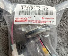 Genuine Toyota Starlet Ep82 Rh Socket & Wire, Fog Lamp 81215-10120 Rare Part