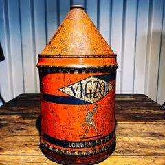 Vigzol 5-gallon Motor Oil Can. London, C.1930s/40s