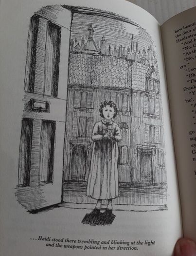 HEIDI vintage hardback book