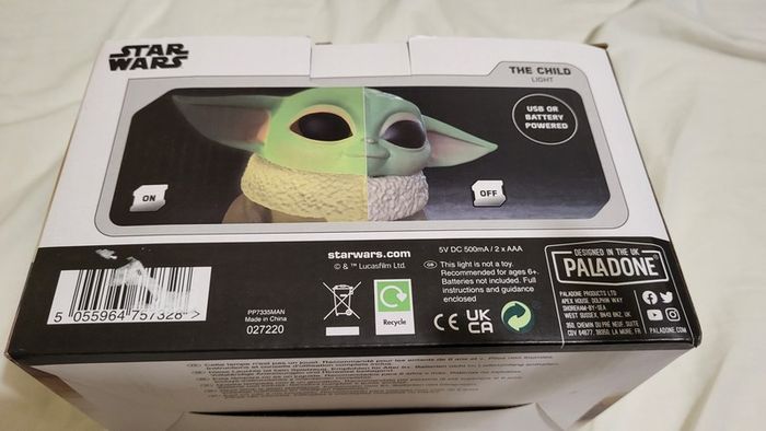 2x grogu the child baby yoda star wars display
