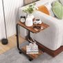 NEW SALE | Side Table Height Adjustable End Table Side Table 4 Wheels Sofa Bedroom Living Room Office, Small Coffee Table, Side Tables Small Spaces Image 6
