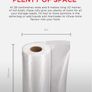 28cm x 6m Vacuum Sealer Rolls (Pack of 2 rolls) Image 3