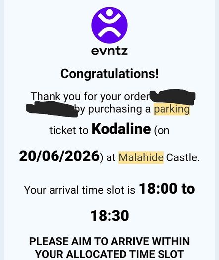 kodaline - Malahide Castle with parking