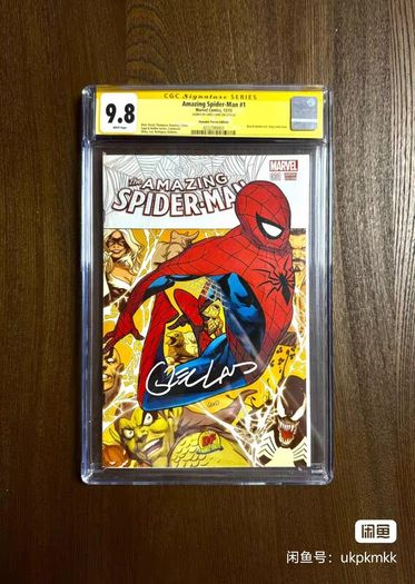 CGC Signature Series 9.8 Graded Copy of Amazing Spider Man #1