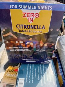 Zero In Brand Citronella Table Oil Burner