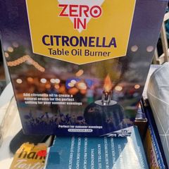 Zero In Brand Citronella Table Oil Burner