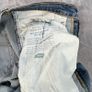 Levis 505 Mens Jeans W34 L30 Light Blue Denim Straight Leg Button Fly Image 10