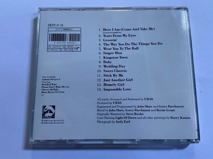 UB40 Labour of Love ll CD