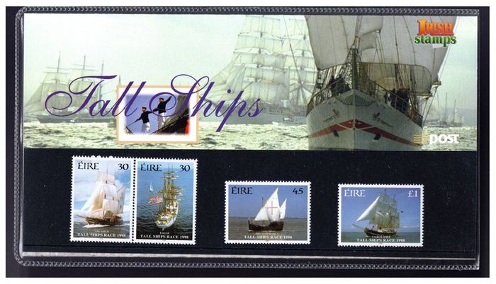 1998 Ireland Cutty Sark - International Tall Ships Race Dublin Stamp Presentation Pack