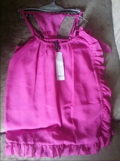 BNWT Pink Lola Chiffon Cami/Pink by Knickerbox size UK12 EUR38/40 Postage included