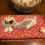 Vintage Fabric Tissue Box Cover - Shabby Chic Doll Floral Storage Box Image 3