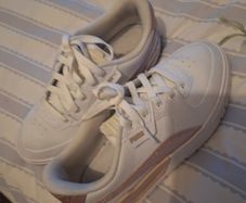 Puma rose gold trainers